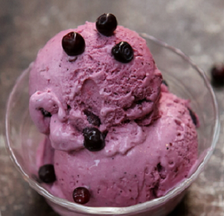 Huckleberry ice cream Montana