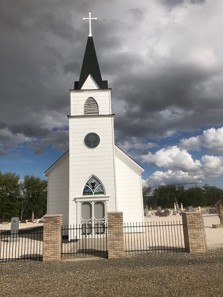 Rural Catholic Church Montana.