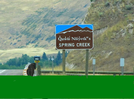 Salish sign MT
