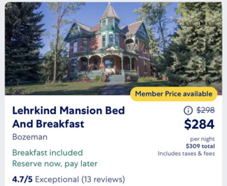 Bozeman Bed and Breakfast