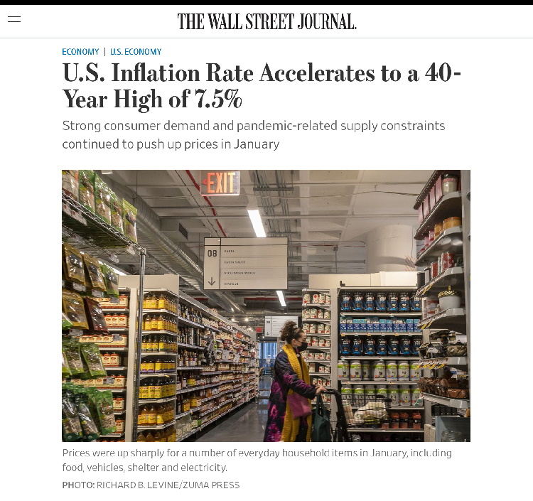 Inflation Headline